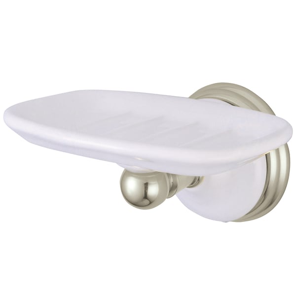 Kingston Brass Victorian WallMount Soap Dish, Brushed Nickel BA1115SN